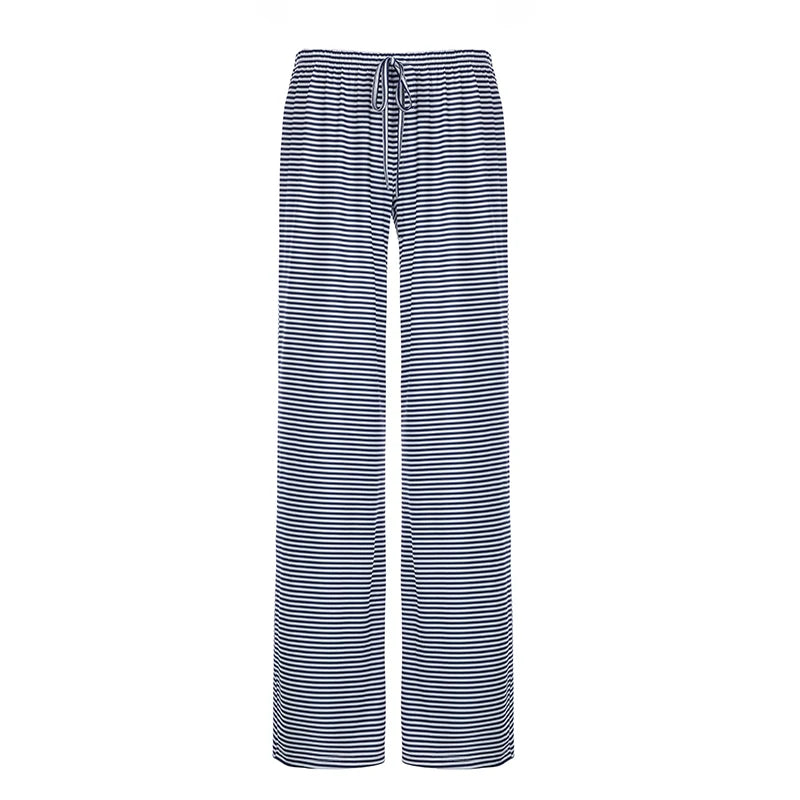 Women's Casual Striped Knit Pants