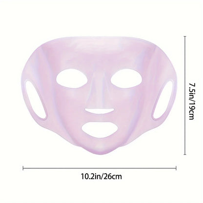 1pcs Silicone Facial Mask Moisturizing Mask Cover