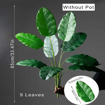 85-115cm Large Artificial Plants Bird of Paradise Tree Plant