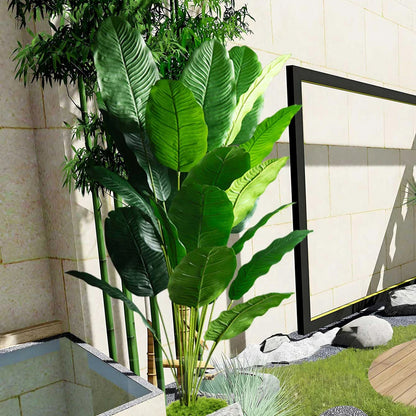 85-115cm Large Artificial Plants Bird of Paradise Tree Plant