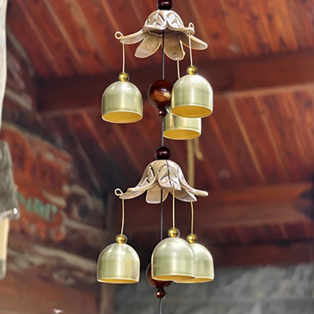 Double Metal Bell Pendant Wind Chime