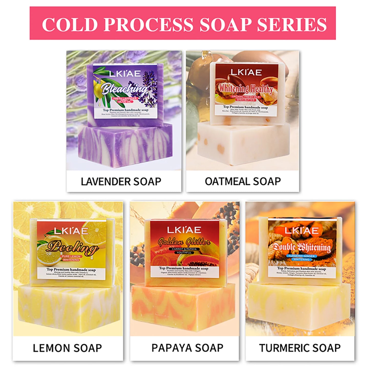 Face Whitening Handmade Lavender Soap