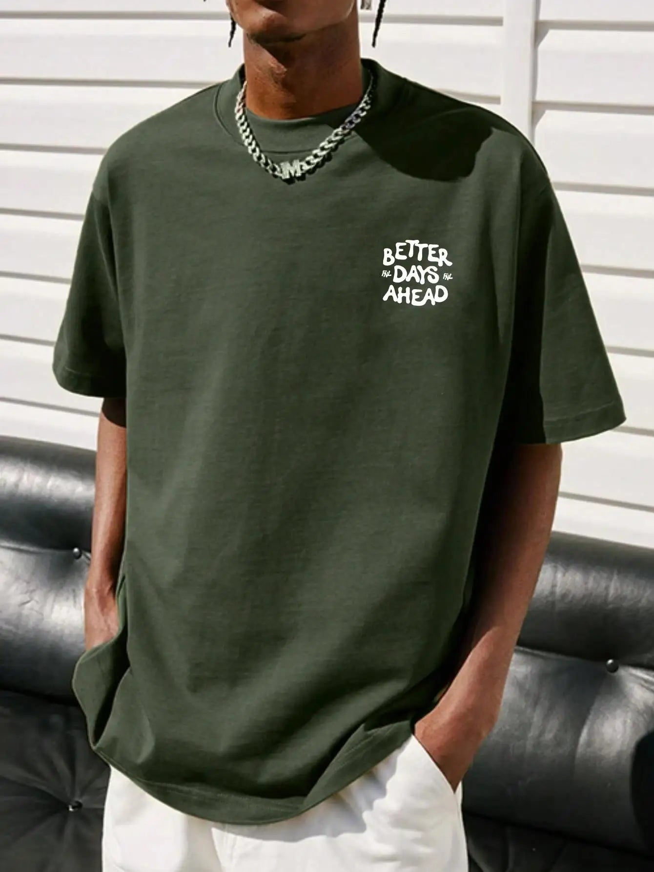 Better Days Ahead Graphic Oversized T-shirt