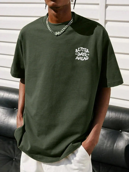 Better Days Ahead Graphic Oversized T-shirt