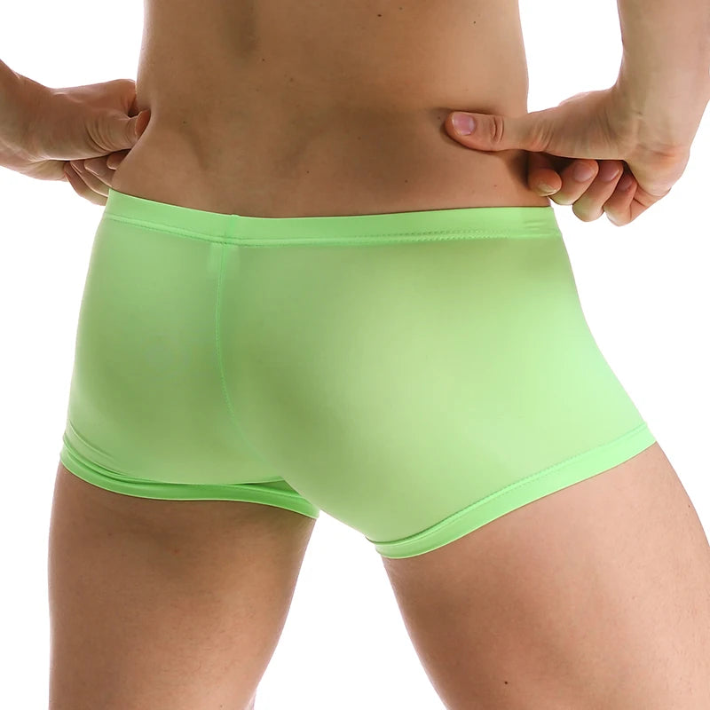 Ice Silk Ultra-Thin Boxer Shorts for Men