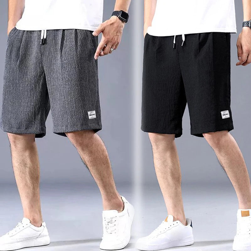 Men's Ice Silk Loose Sports Shorts