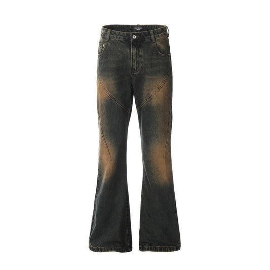 Fashion Horn Denim Trousers Men