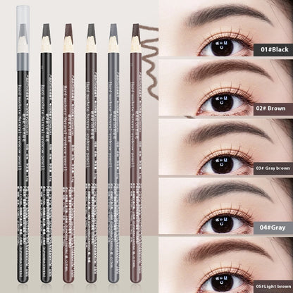 Hard Core Wild Eyebrow Pencil Waterproof And Sweatproof Distinct Look